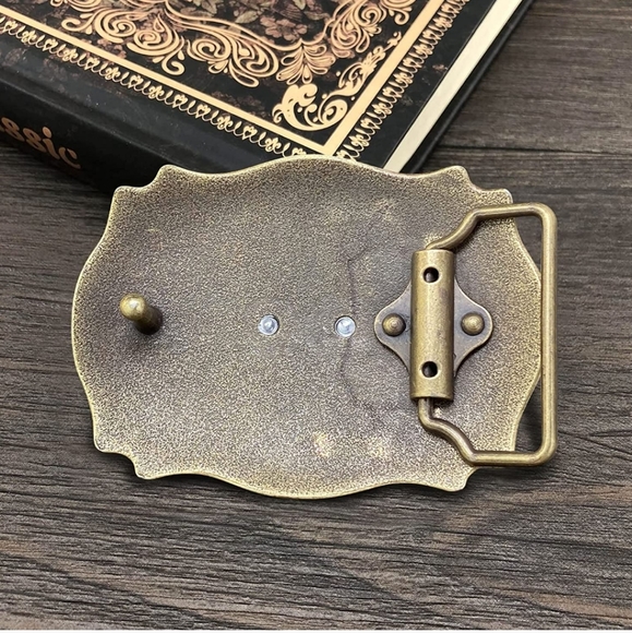 COPY - New Western horse Belt Buckle Fits 1.5" Inches Belt - Picture 4 of 6